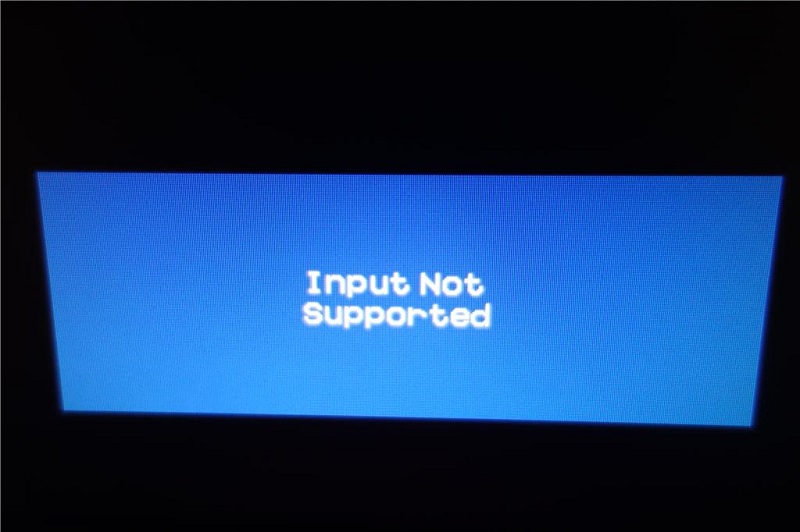 電腦開機螢幕出現Input not supported的解決方法